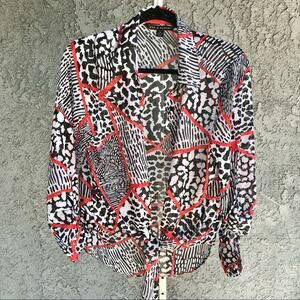 Zac & Rachel Animal Print Top